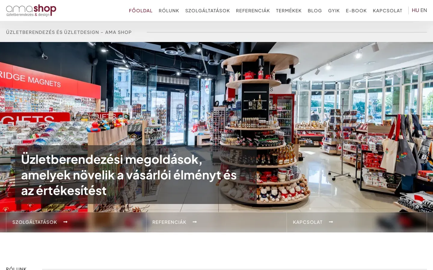 AMA Shop – az új weboldal