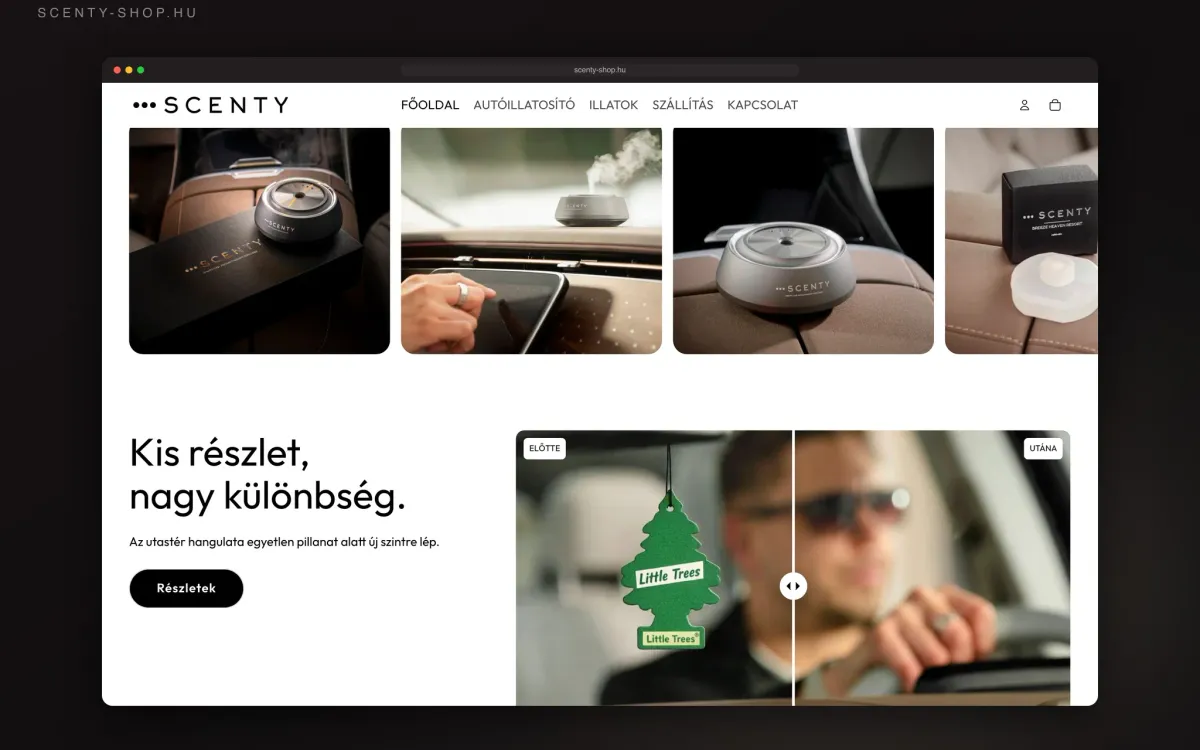 Scenty — Okos autóillatosító