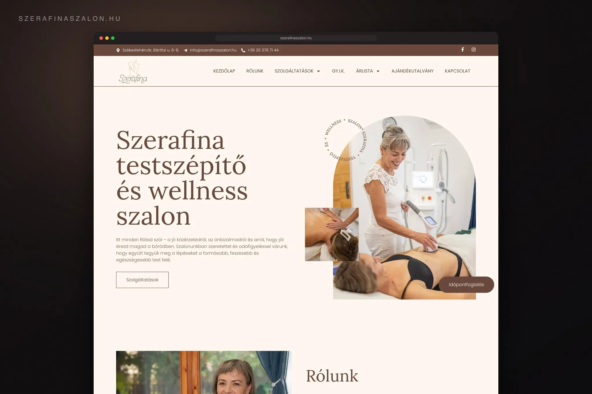 Szerafina Szalon – képernyőkép 1