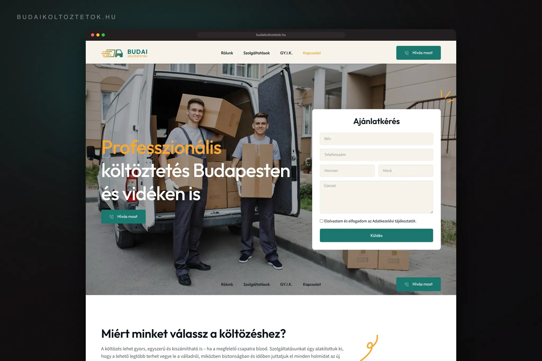 Budai Költöztetők – képernyőkép 1