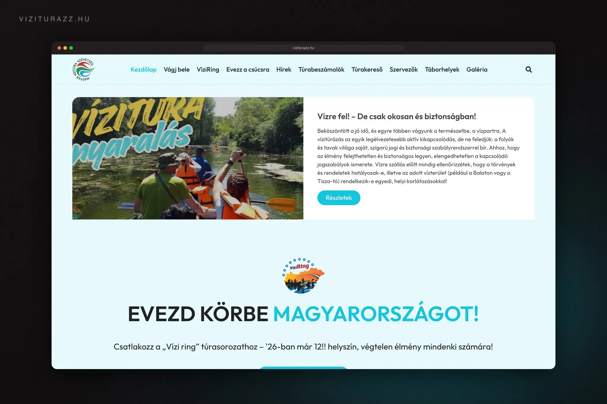Magyar Vízitúra Szövetség – képernyőkép 2
