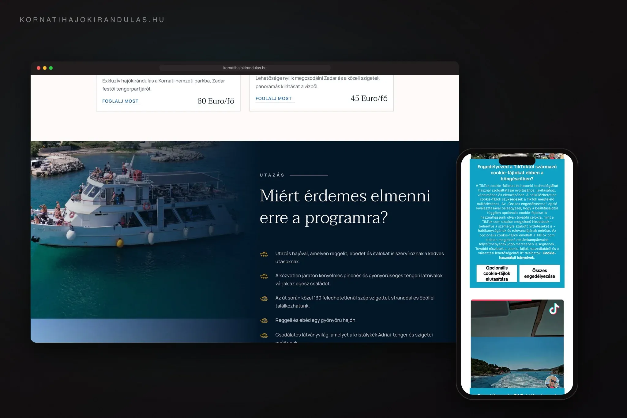 Kornati Hajókirándulás – képernyőkép 2
